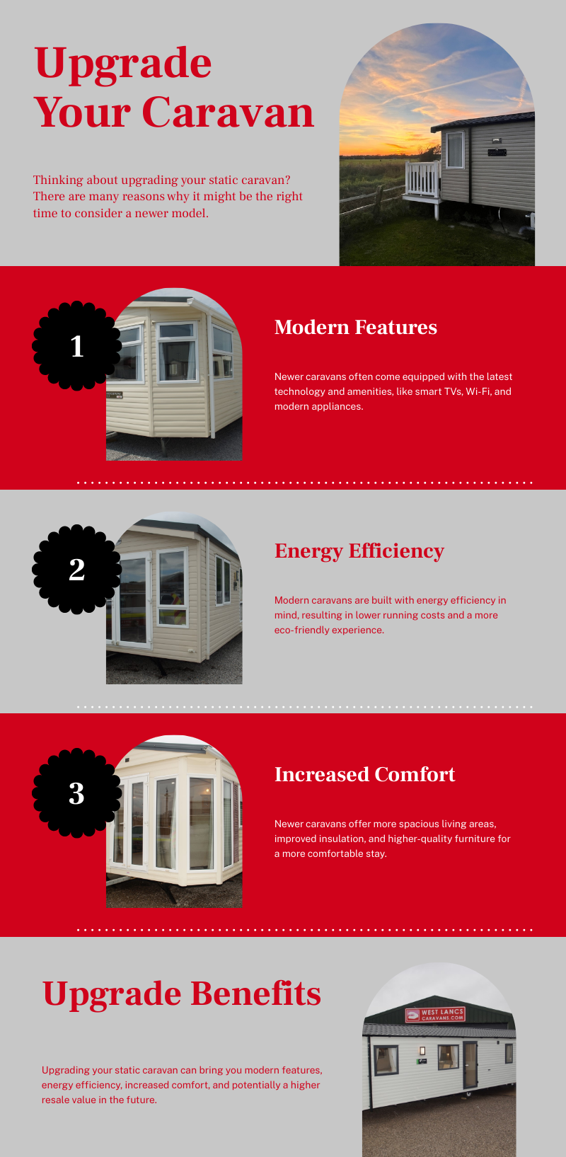 Common reasons to upgrade your static caravan